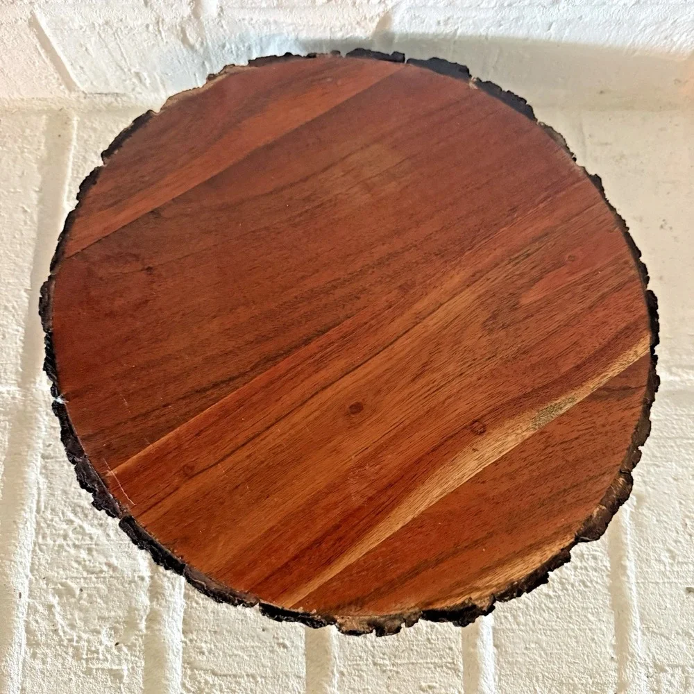 Live Edge Wood Lazy Susan 12.5